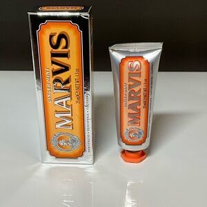 Marvis Ginger Mint Toothpaste Travel Size New/Unopened.  Note, Box is a bit bent